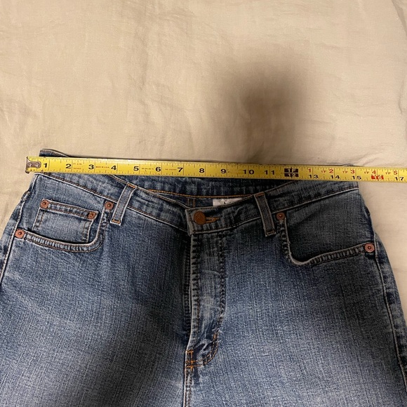 Vintage Manager jeans, medium high rise, flare leg, long. - Picture 11 of 11